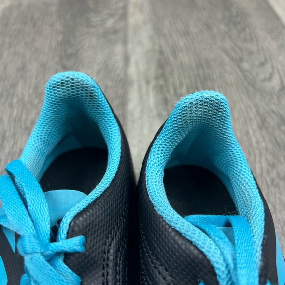 Adidas Kids Black/Blue Soccer Cleats - Picture 4 of 14
